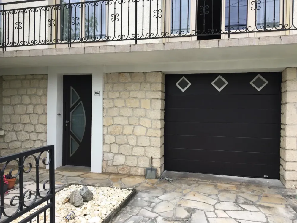 porte de garage + porte