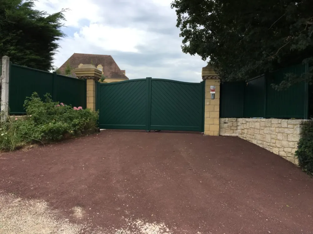 portail cloture manoir